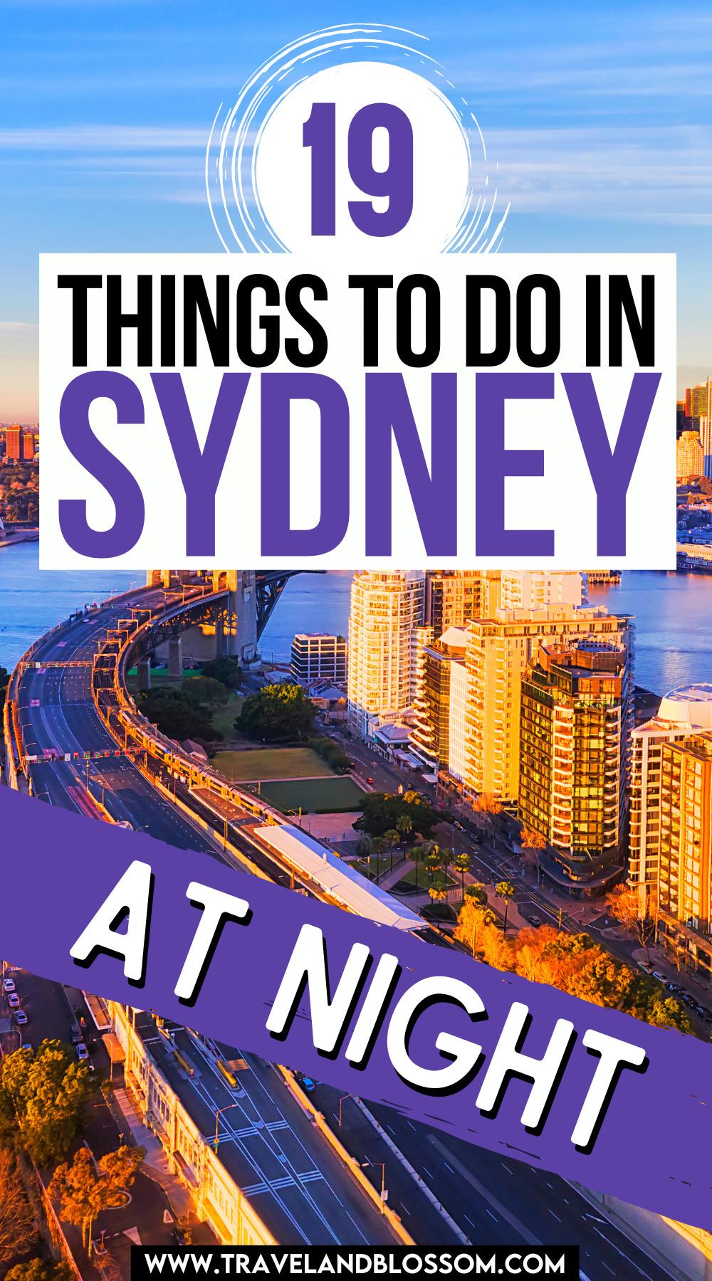 19 Best Things to do in Sydney at Night