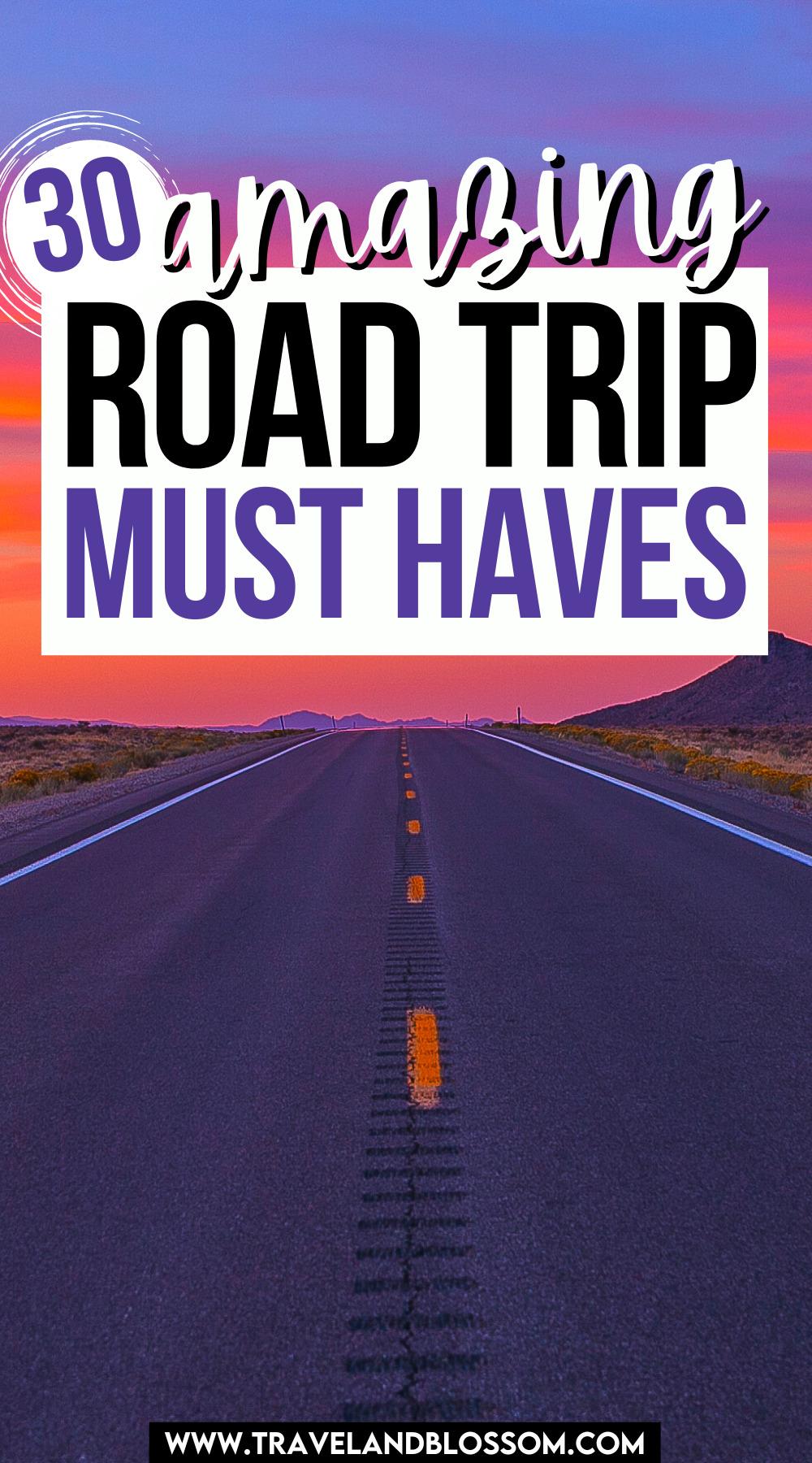 30 Amazing Road Trip Must Haves