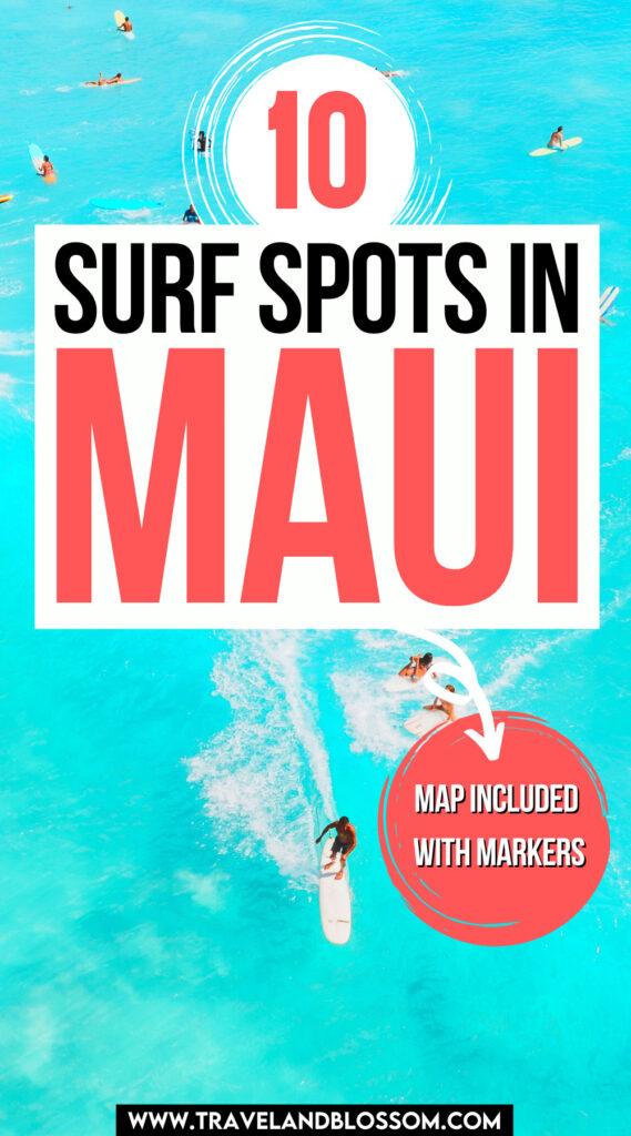 surf spots in maui