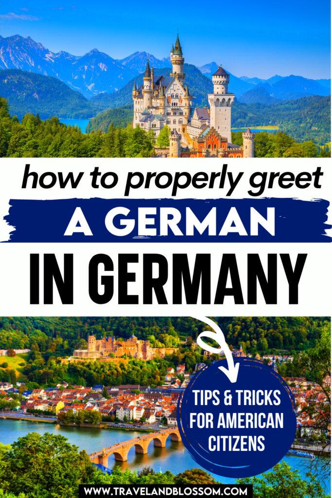 german greetings and introductions