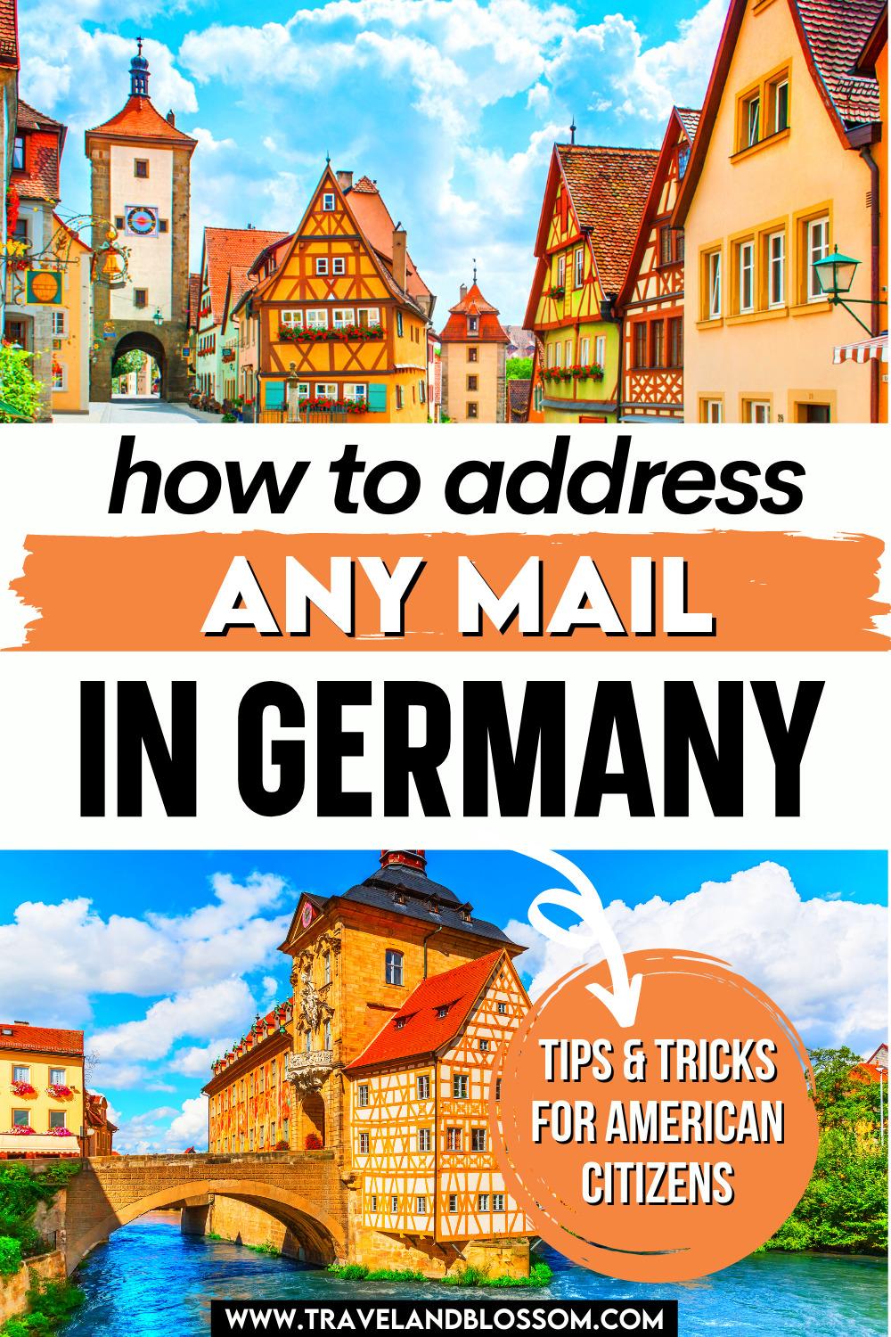 German Address Format: How to Mail a Letter to Germany