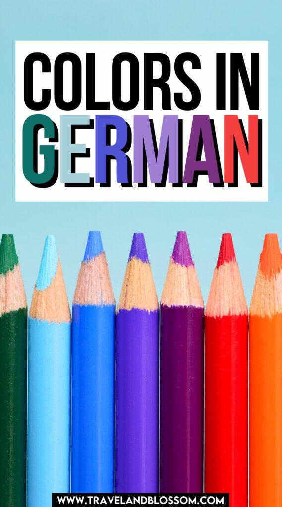 colors in german