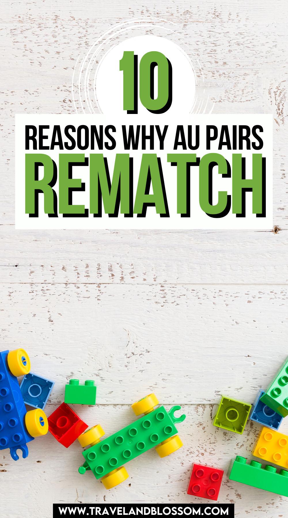 The Top 10 Reasons Why Au Pairs Rematch